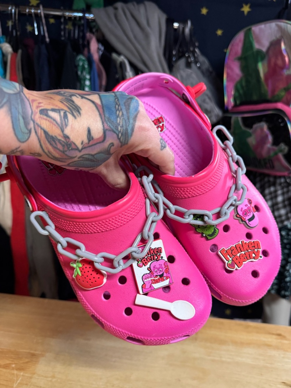 Franken Berry Crocs - Picture 6 of 7